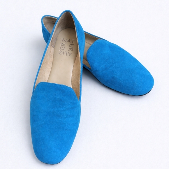 Naturalizer Shoes - Naturalizer Blue Leather Women's Loafers